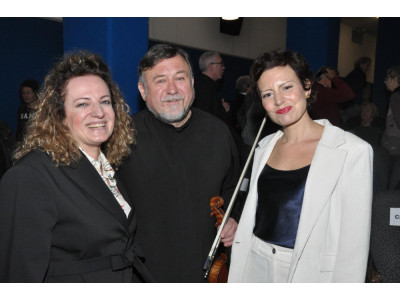 Beatrice Granucci, il direttore Horvat e Caterina Ceccuti