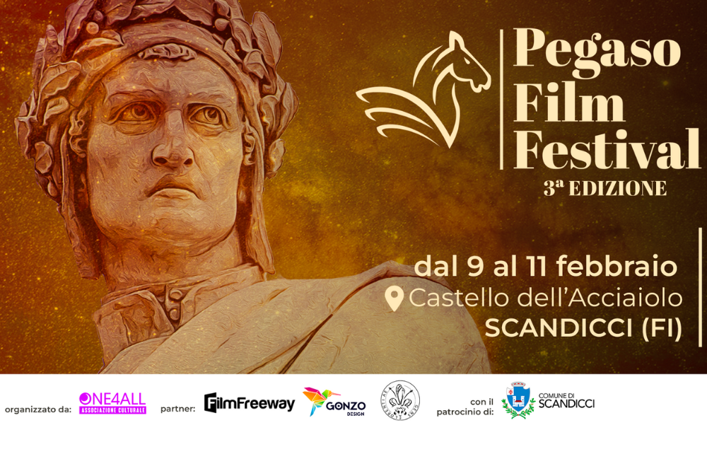 A Firenze torna il Pegaso Film Festival. Tutti i dettagli