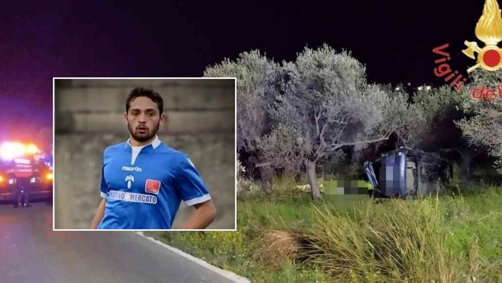 Tragedia in Calabria: muore in un incidente il calciatore toscano Marco Pezzati  