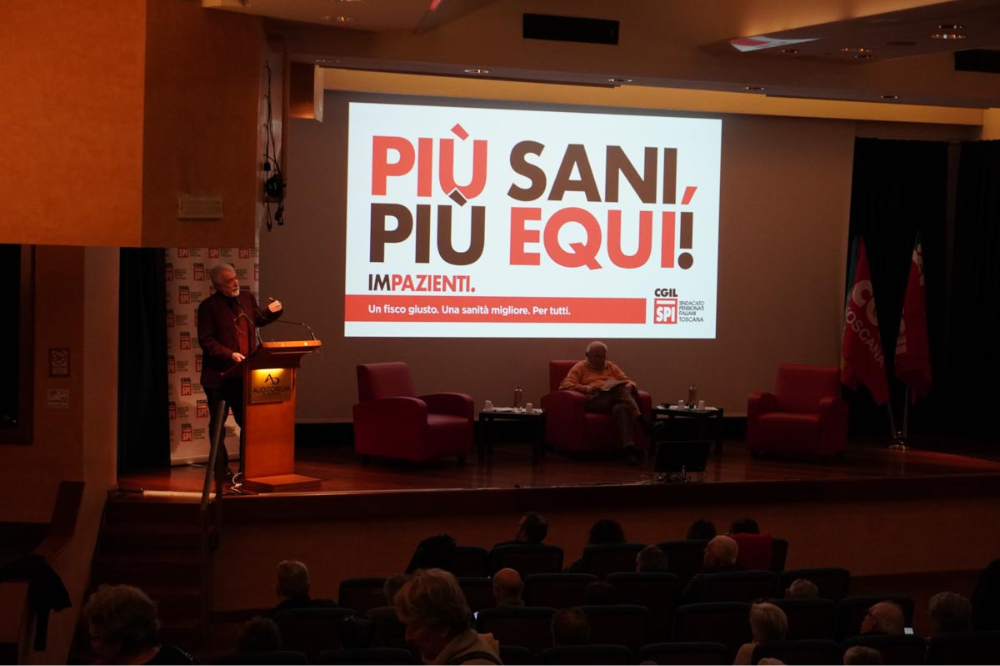 Sanità, Spi Cgil Toscana: “Governo porti spesa a 7,5% del Pil”