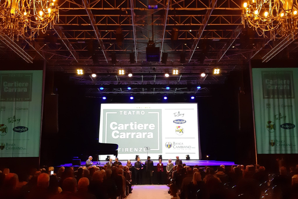 Tuscany Hall cambia nome, da domani si chiamerà Teatro Cartiere Carrara