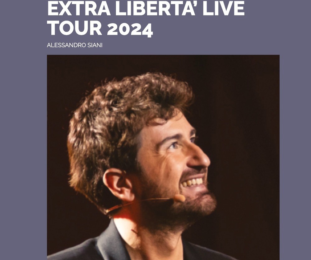 Alessandro Siani a Firenze con “Extra libertà live tour 2024”