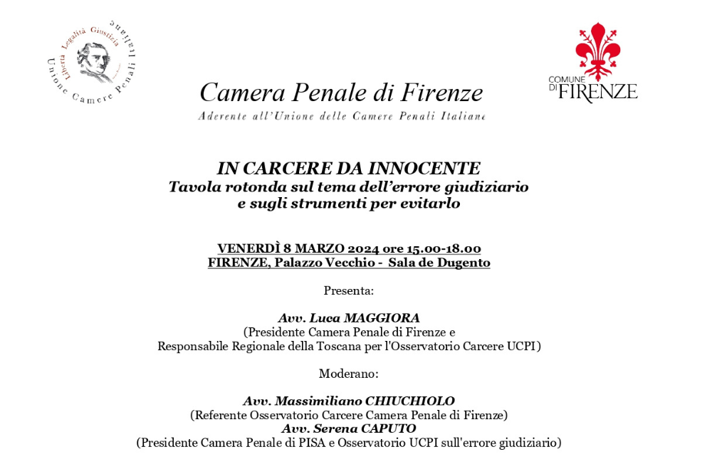 In carcere da innocente 