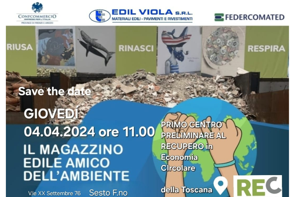 Edilviola presenta il prossimo 4 aprile il primo Magazzino edile amico dell’ambiente 