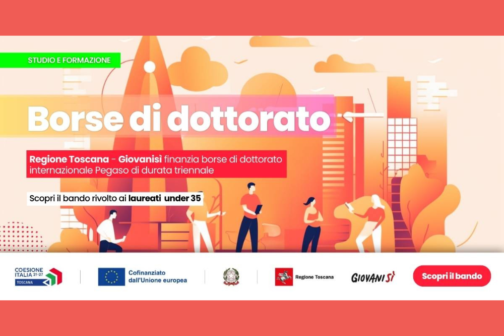 Borse Pegaso, aperto avviso per i progetti di dottorato