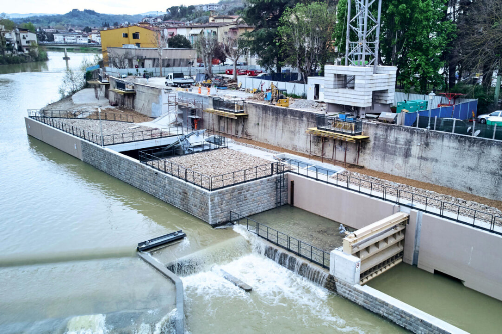Al via “briglia” sull'Arno a Firenze, dà 55 gigawatt all'anno