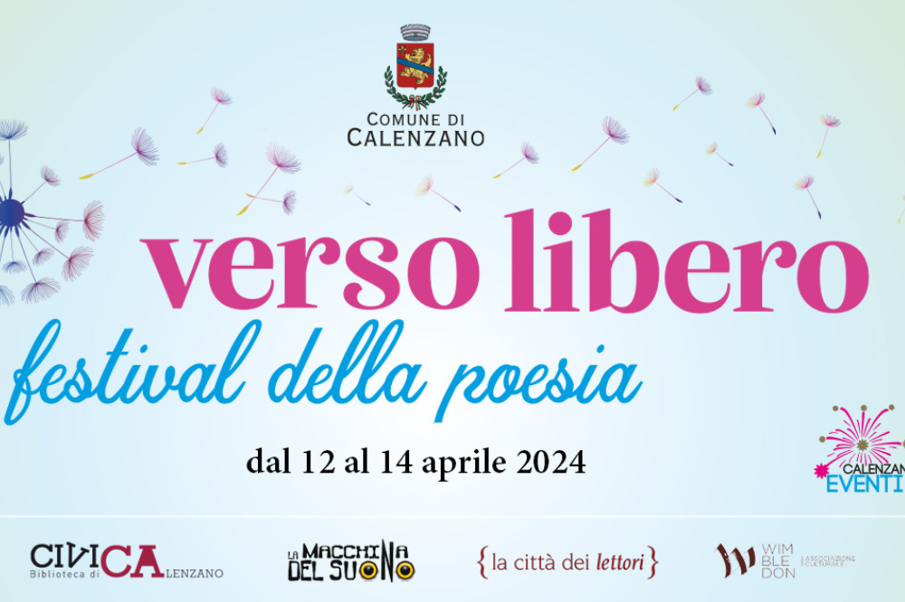 Calenzano: “Verso libero”, dal 12 al 14 aprile 