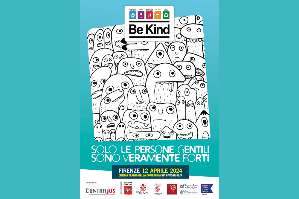 “Be kind. Solo le persone gentili sono veramente forti”