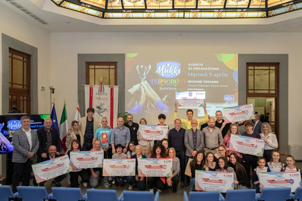 A Firenze premiati i vincitori del progetto Mukki Sport