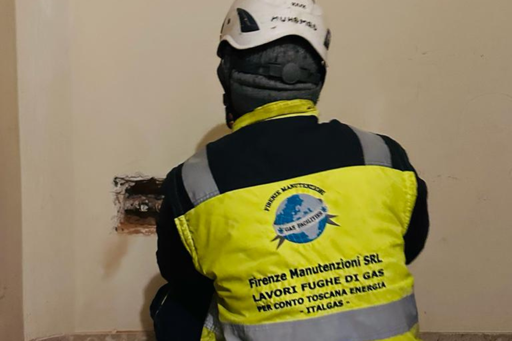 Rischio fuga di gas in via Caccini, intervento della Firenze Manutenzioni