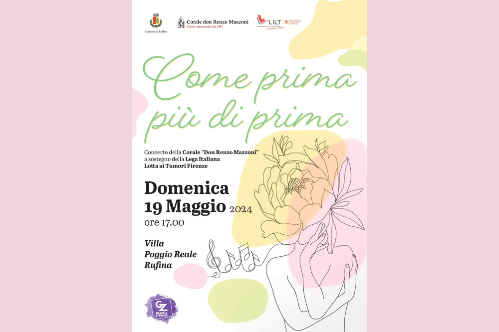 Salute, ex paziente Lilt organizza un concerto a Rufina per le altre donne operate al seno