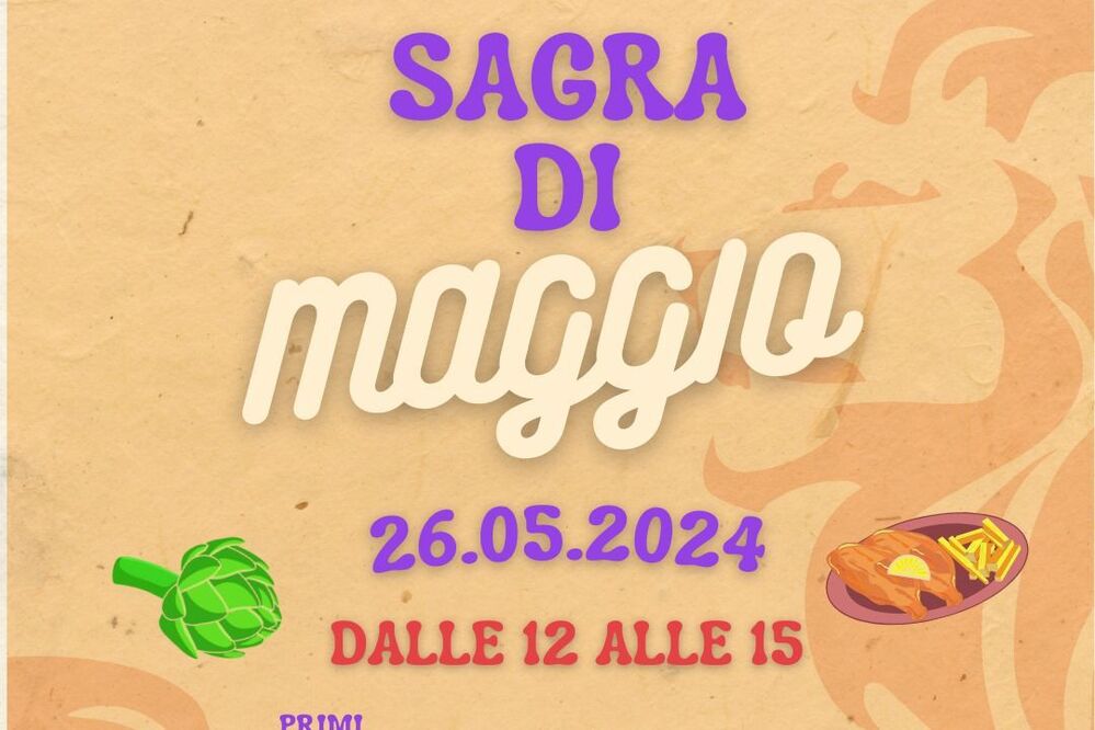 'Sagra di maggio': il 26 maggio presso l'impianto sportivo U.S. Affrico 