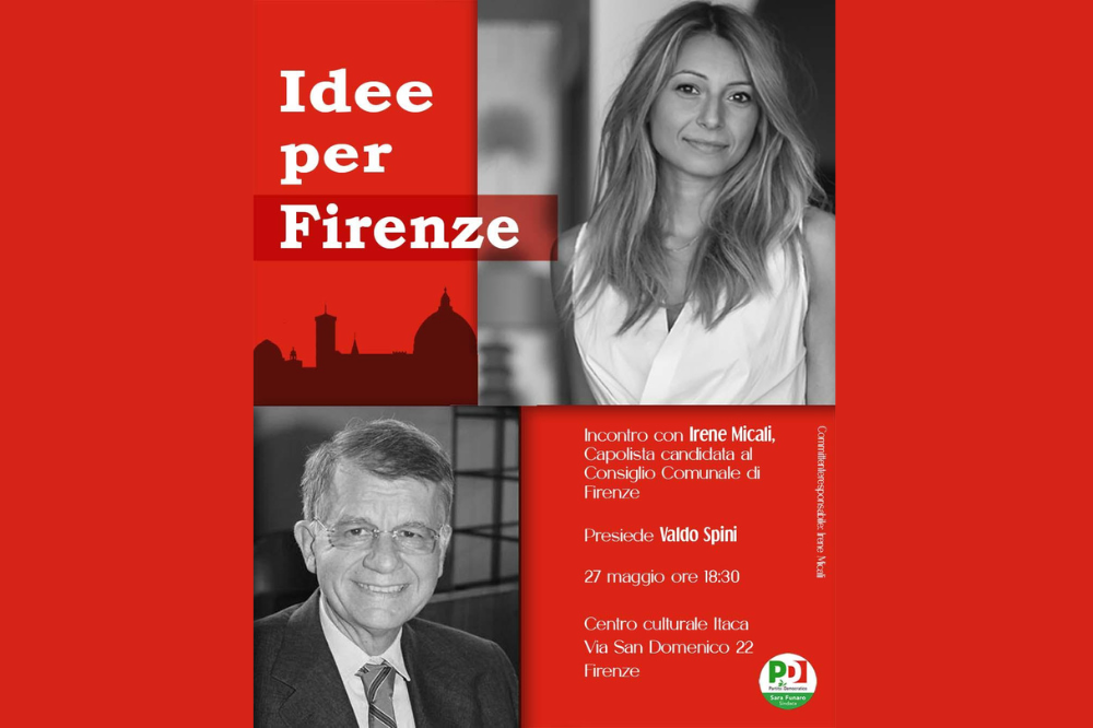 “Idee per Firenze”. Incontro con Irene Micali, Capolista candidala al Consiglio Comunale di Firenze