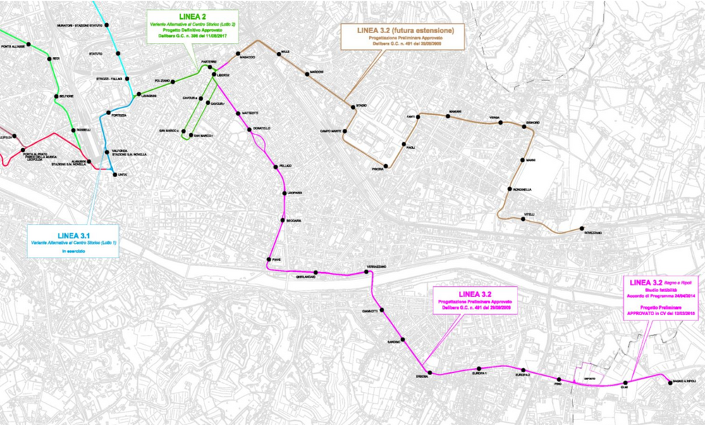 Tramvia Linea 3, i cantieri partiranno tra un mese