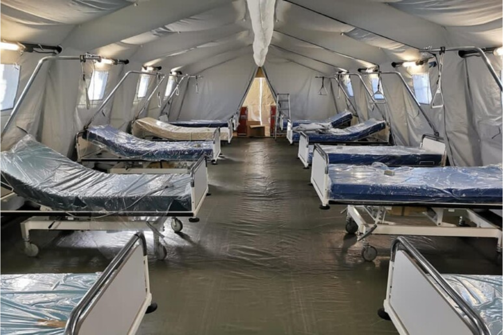Presentato l'ospedale da campo per emergenze internazionali