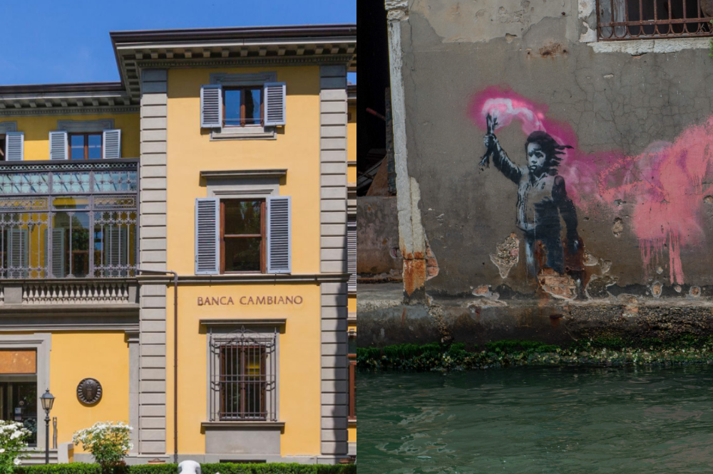 Il regalo della Banca di Cambiano a Castelfiorentino: dal 15 giugno la mostra di Bansky