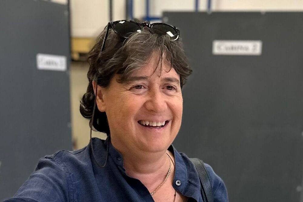 La candidata Stefania Saccardi ha votato 