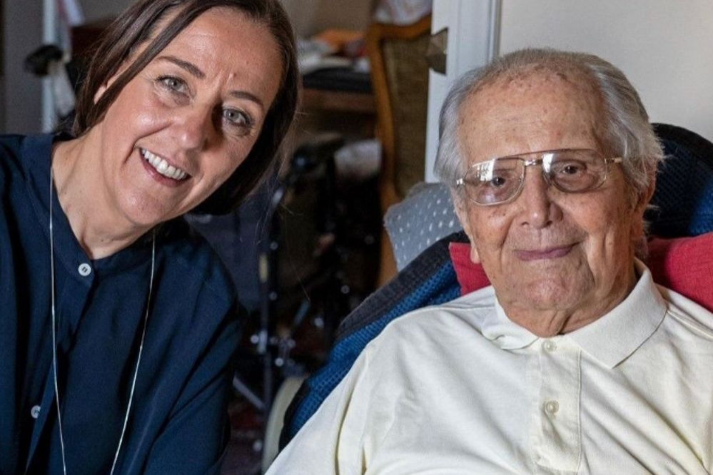 Funaro mantiene la promessa: la visita ai due centenari Pietro e Vittorio
