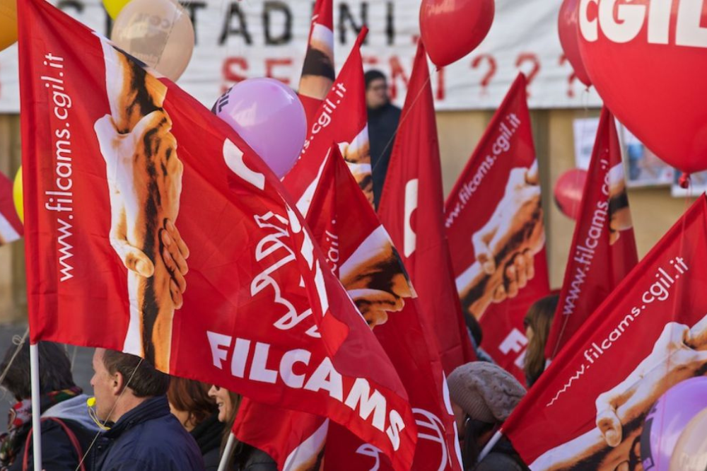 Fondazione Sistema Toscana, sciopero in Piazza Duomo a Firenze 