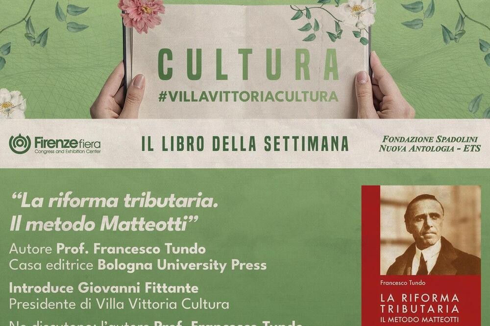 'La riforma tributaria. Il metodo Matteotti': mercoledì la presentazione