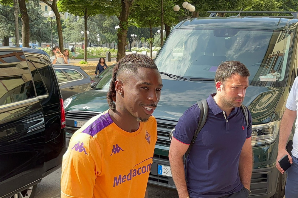 [VIDEO] - Kean arrivato a Fanfani per le visite mediche