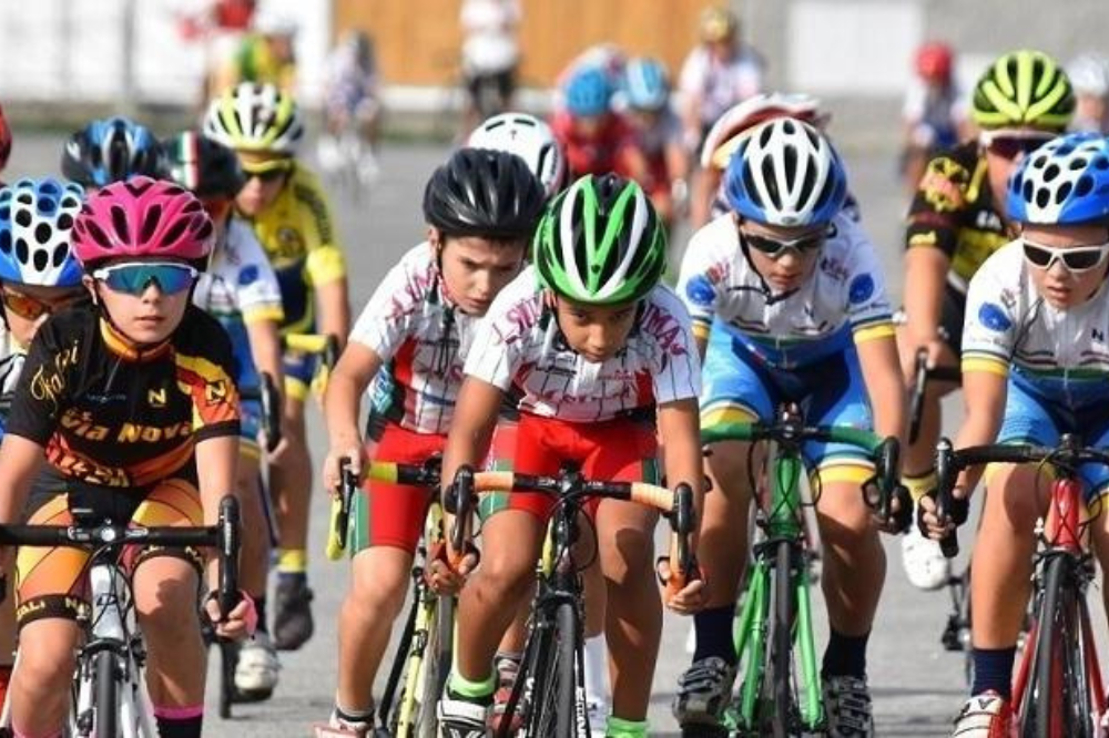 Ciclismo giovanile nel centro di Borgo San Lorenzo