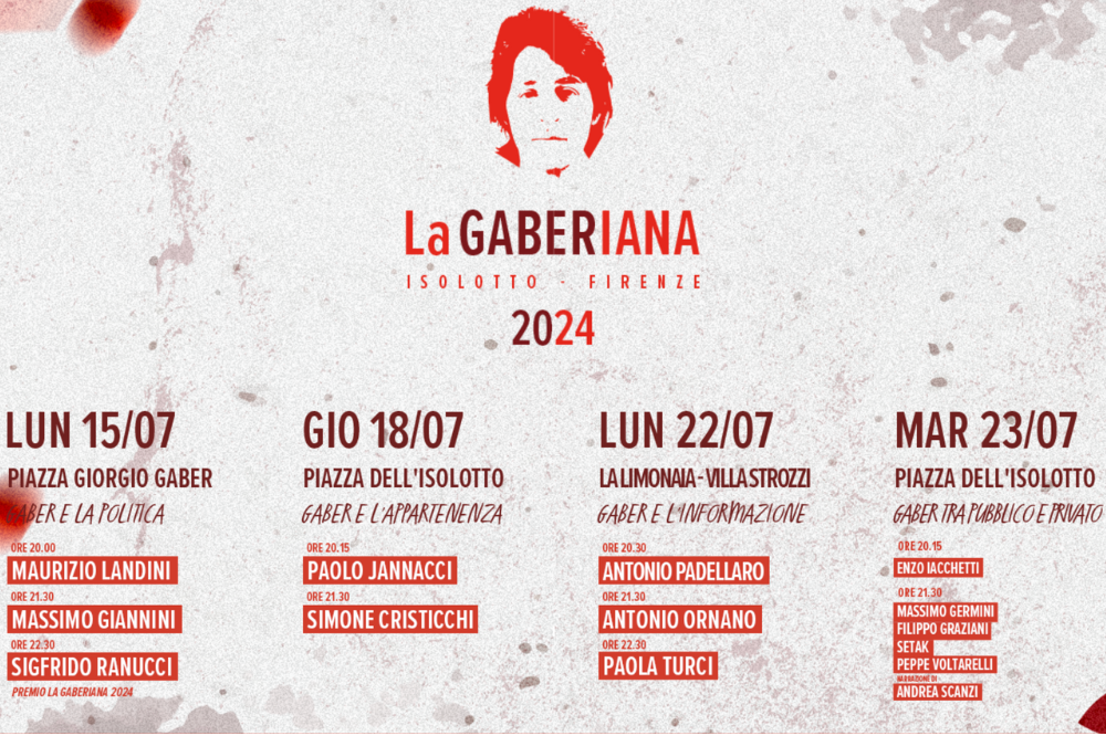 Firenze, al via festival “La Gaberiana” con Landini e Ranucci