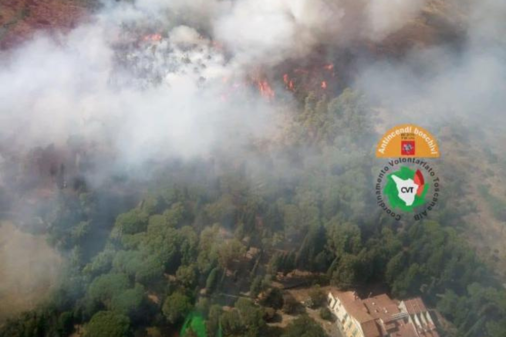 Incendio poligono, resta interdetta l'area bruciata di Monteferrato