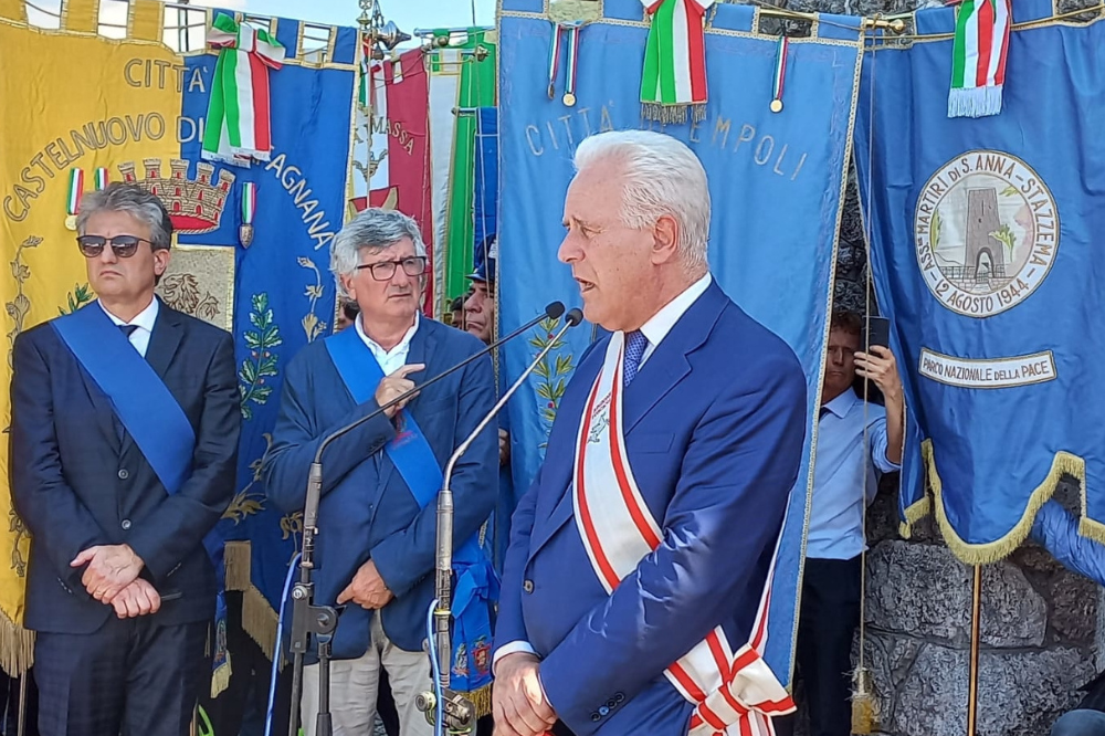 Giani: “Grave assenza del Governo a Sant'Anna di Stazzema a 80 anni dall'eccidio”