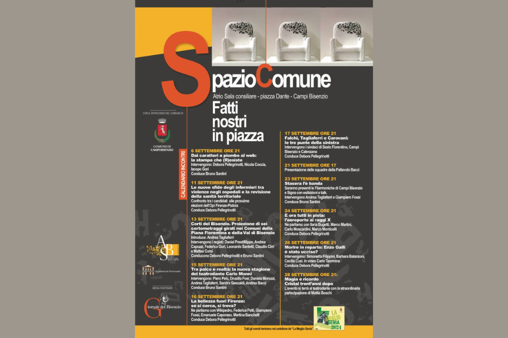 A Campi Bisenzio “Fatti nostri in piazza”, da Pelù a Drusilla Foer