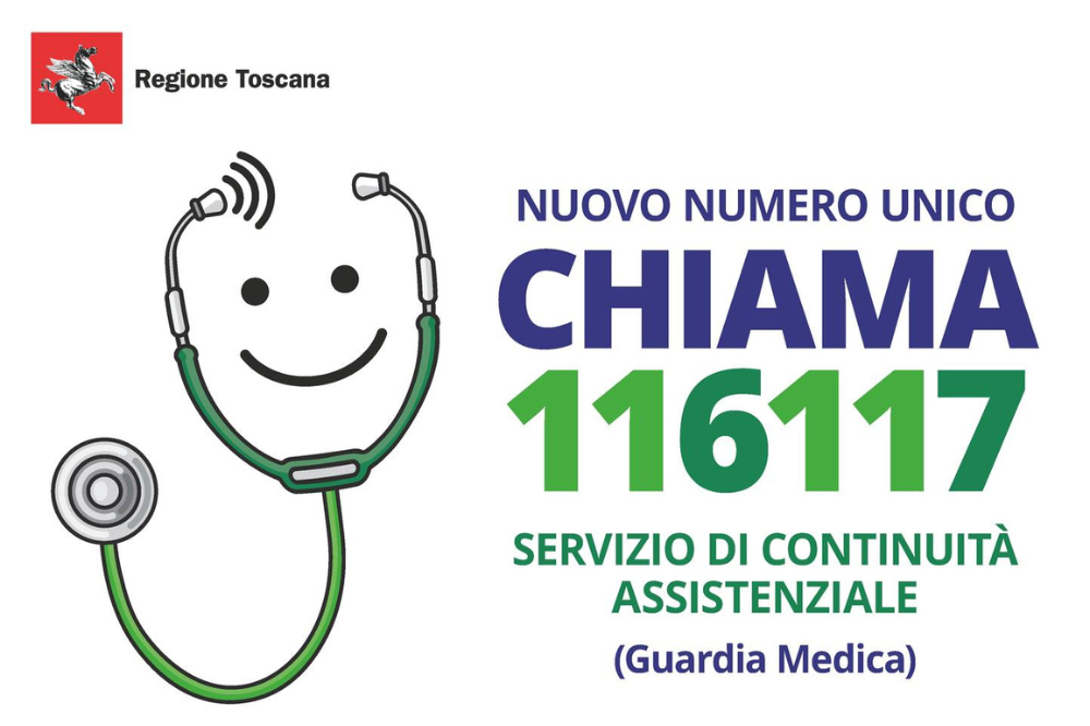 Bisogni sanitari non urgenti, il 16 settembre la Toscana attiva il 116117