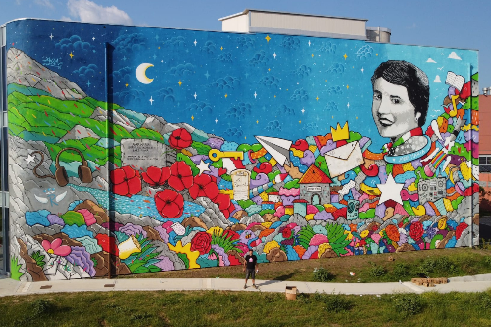 A Sesto Fiorentino maxi murale dedicato alle donne della Resistenza