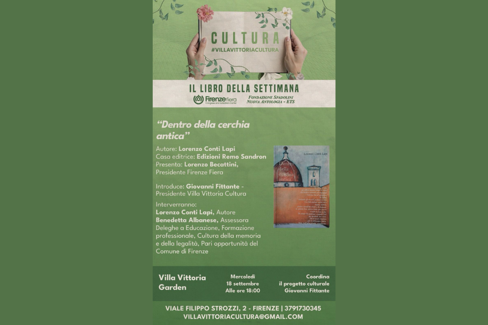 Villa Vittoria Cultura - Presentazione del libro “Dentro della cerchia antica”