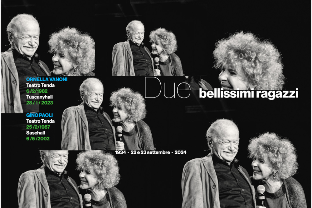 VANONI e PAOLI, targa al Teatro Cartiere Carrara di Firenze per festeggiare le 90 primavere 