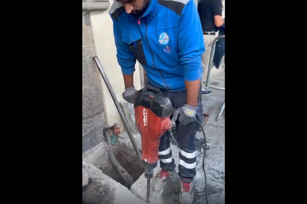 Fuga di gas in Piazza Santa Croce