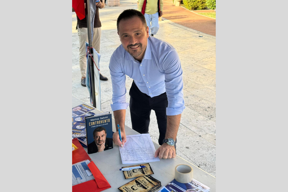 Baroncini (Lega): 'Tante persone ai nostri gazebo per firmare, grande entusiasmo a Firenze'