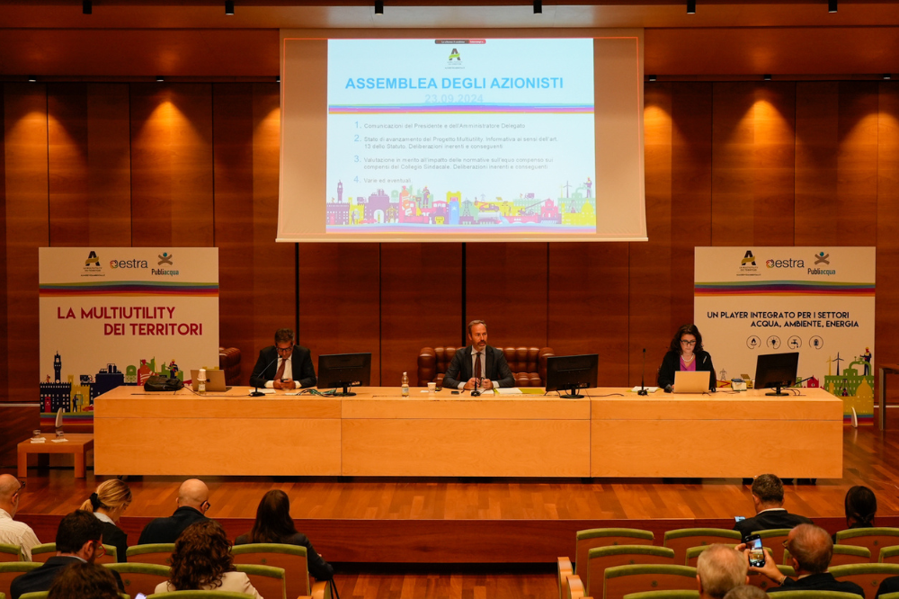  Lo stato di avanzamento del progetto Multiutility illustrato dai vertici di Alia all’assemblea dei soci