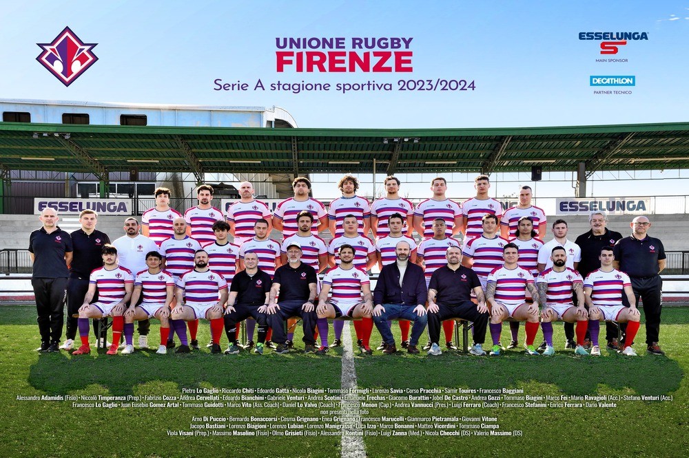 Unione Rugby Firenze: in Serie A esordisce al Mario Lodigiani con la Primavera Roma