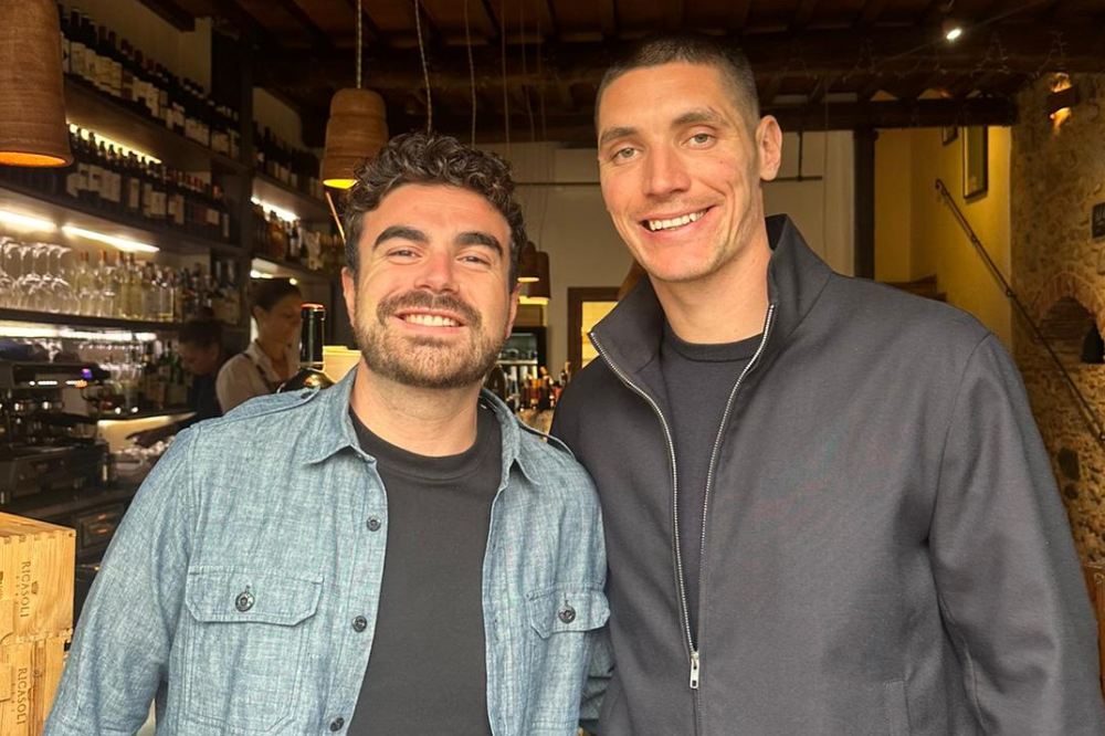 Milenkovic a Firenze, pranzo in Sant’Ambrogio