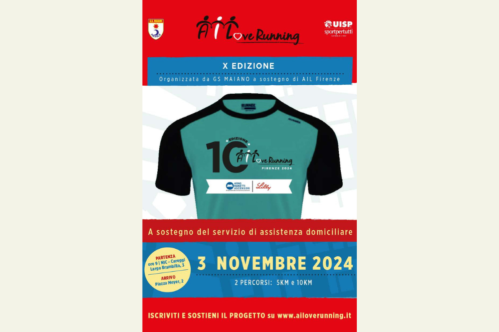 AILoveRunning, a Firenze torna la corsa solidale