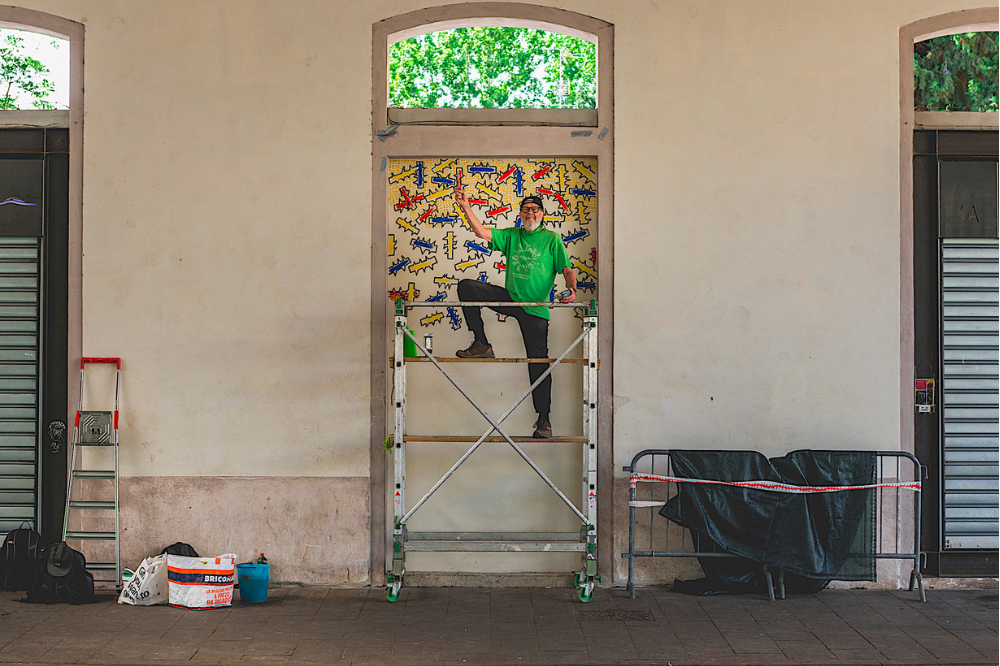 Sarà inaugurato stasera un nuovo murales al Mercato delle Cure