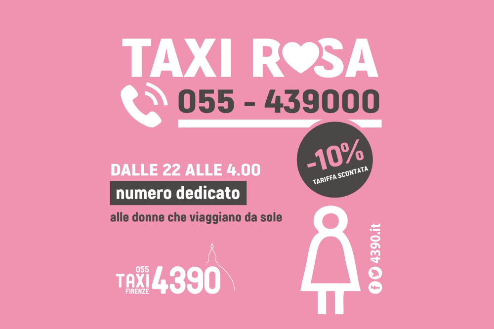 Taxi Rosa, in arrivo il nuovo numero di taxi notturno dedicato alle donne