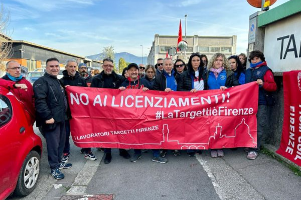 Fiom Cgil: 'Per la Targetti Sankey nessuna apertura da parte dell'azienda'