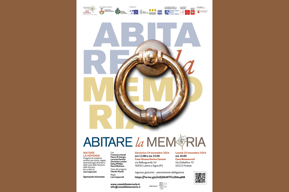 Due giorni di residenze artistiche nelle Case della Memoria della Toscana