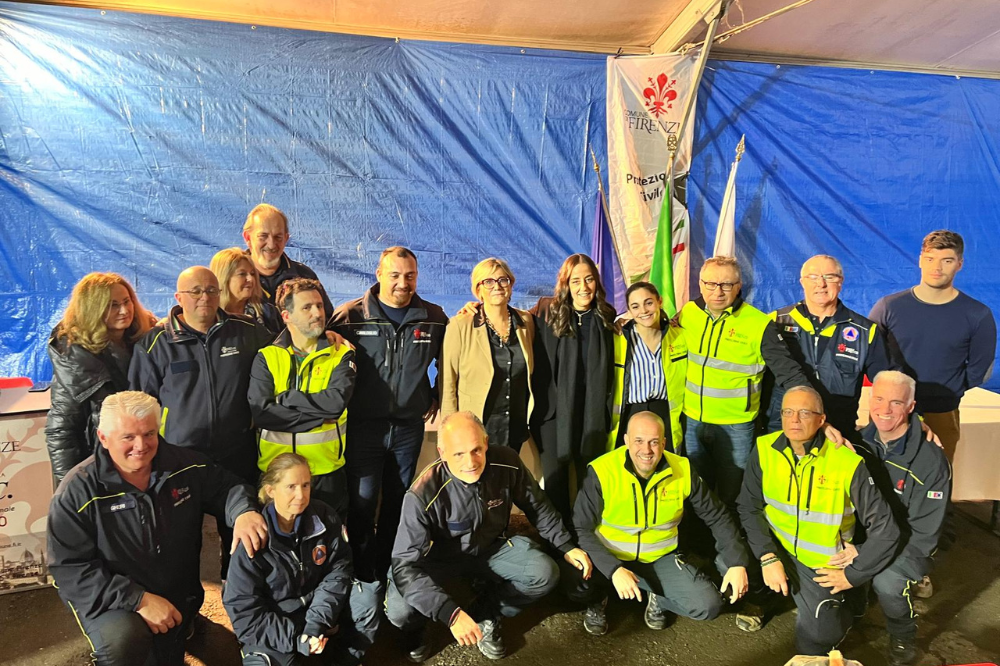 Dal Comune di Firenze un attestato di ringraziamento per i volontari della Protezione Civile
