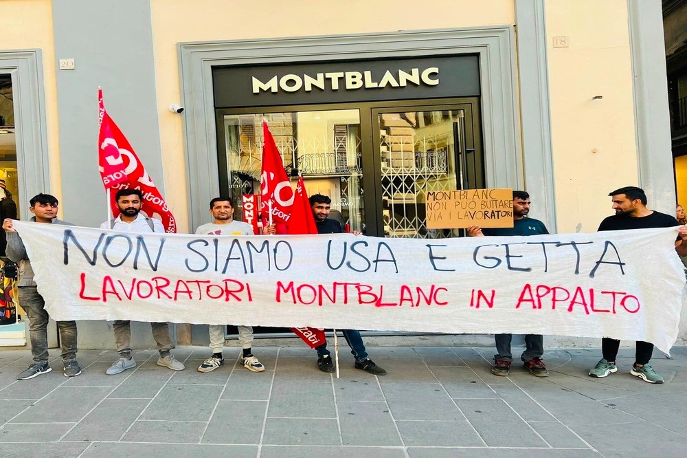 Montblanc replica a Sudd Cobas: 'La sindacalizzazione non ha nulla a che fare con la fine del rapporto con Z Production'