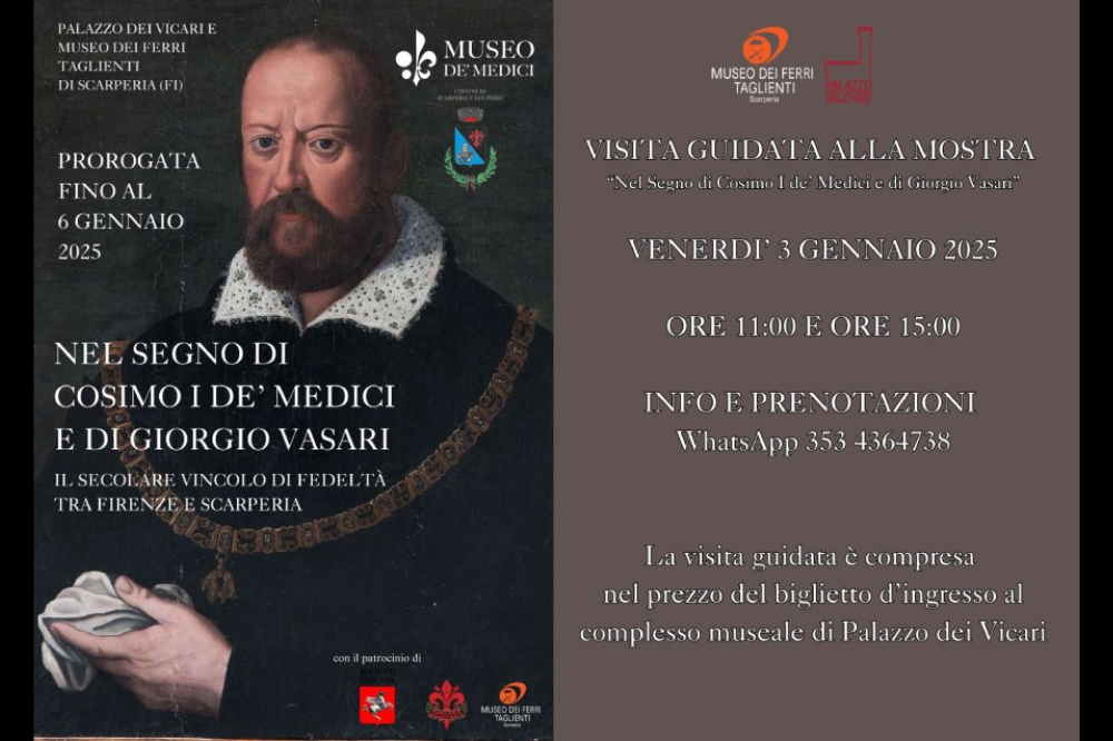Scarperia, gli appuntamenti di inizio gennaio dedicati al legame tra la città e la famiglia Medici