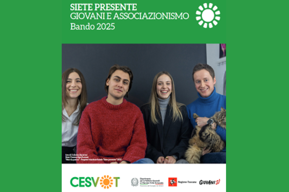 In Toscana bando da 470mila euro per il volontariato giovanile