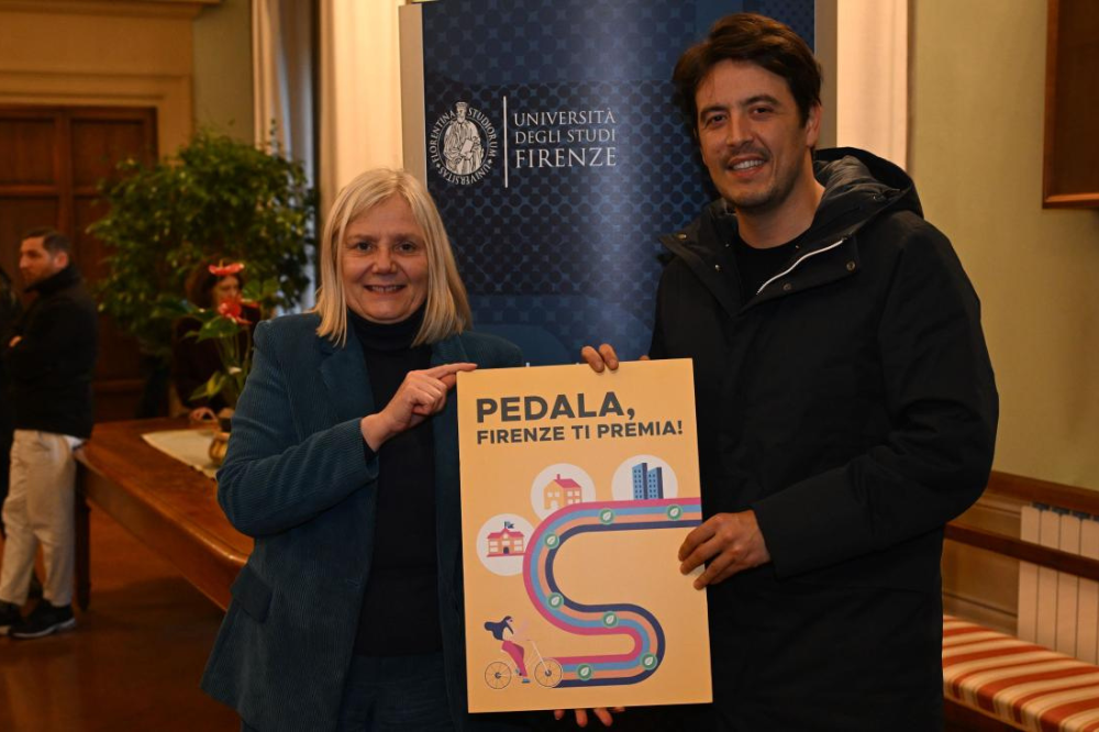 L'Università di Firenze aderisce al progetto 'Pedala, Firenze ti premia'