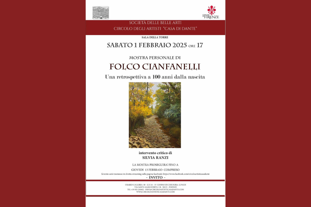 FOLCO CIANFANELLI / Una retrospettiva a 100 anni dalla nascita
